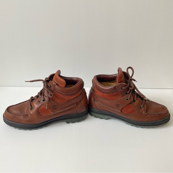 Timberland Leather Moccasin Chukka Brown Boots Women’s Sz 6 Waterproof Gore-tex - Picture 7 of 14